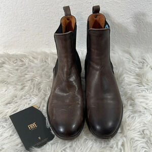 FRYE MELISSA CHELSEA Pull Up Leather Boots Size 7.5